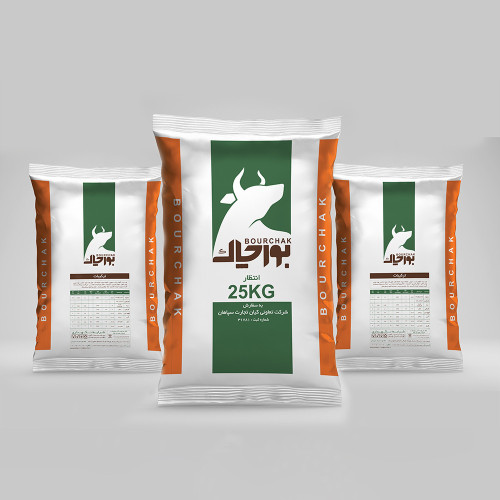 طراحی بسته بندی دام و طیور بورچاک