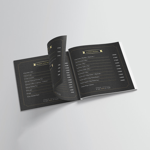 طراحی کاتالوگ رستوران ته دیگ