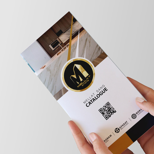 طراحی بروشور ملت سنگ