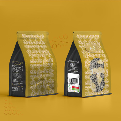 بسته بندی گز طلایی