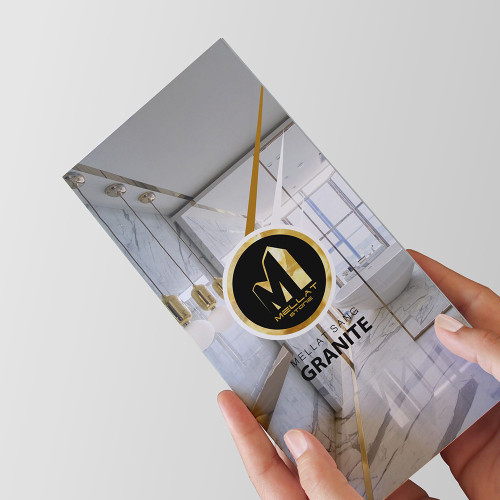 طراحی بروشور ملت سنگ