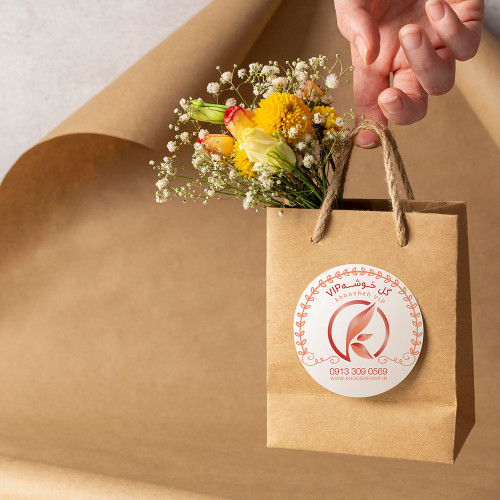 طراحی لیبل گل خوشه