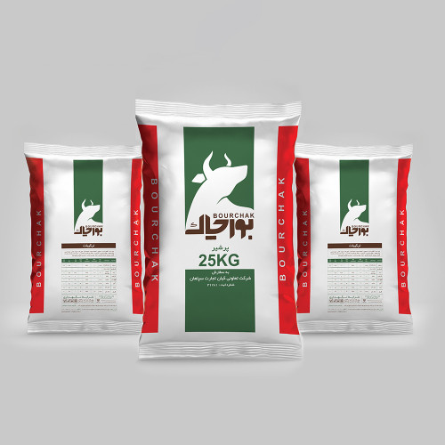 طراحی بسته بندی دام و طیور بورچاک