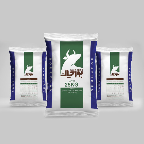 طراحی بسته بندی دام و طیور بورچاک